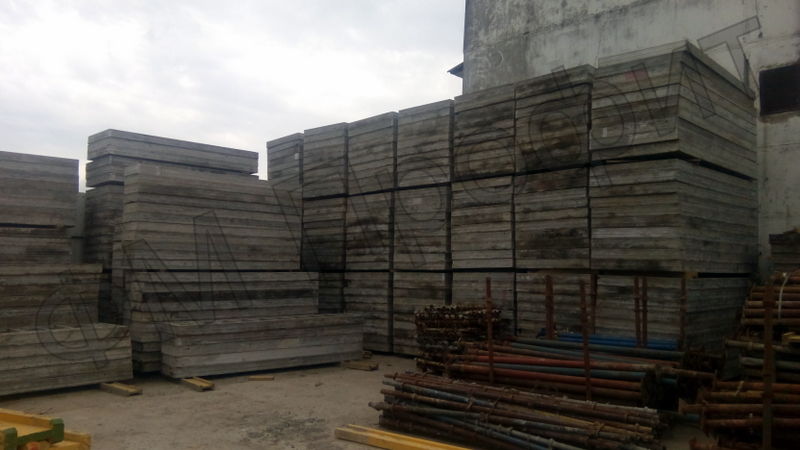 Алюминиевая крупнощитовая опалубка б/у